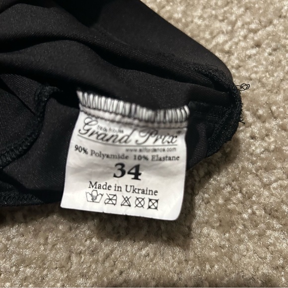 Grad Prix Ballroom Standard practice skirt. Euro size 34.  For 9-11 years girl. - Picture 6 of 6